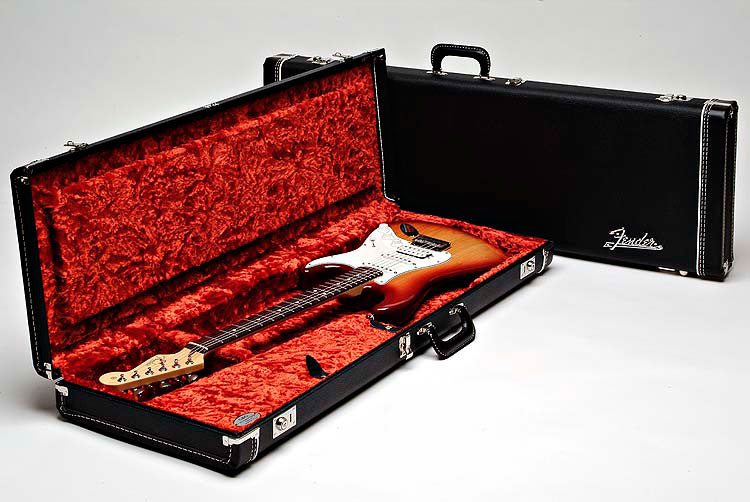fender strat 220202706021705530 Fender Stratocaster Tele Amp Logo Orange Plush Interior